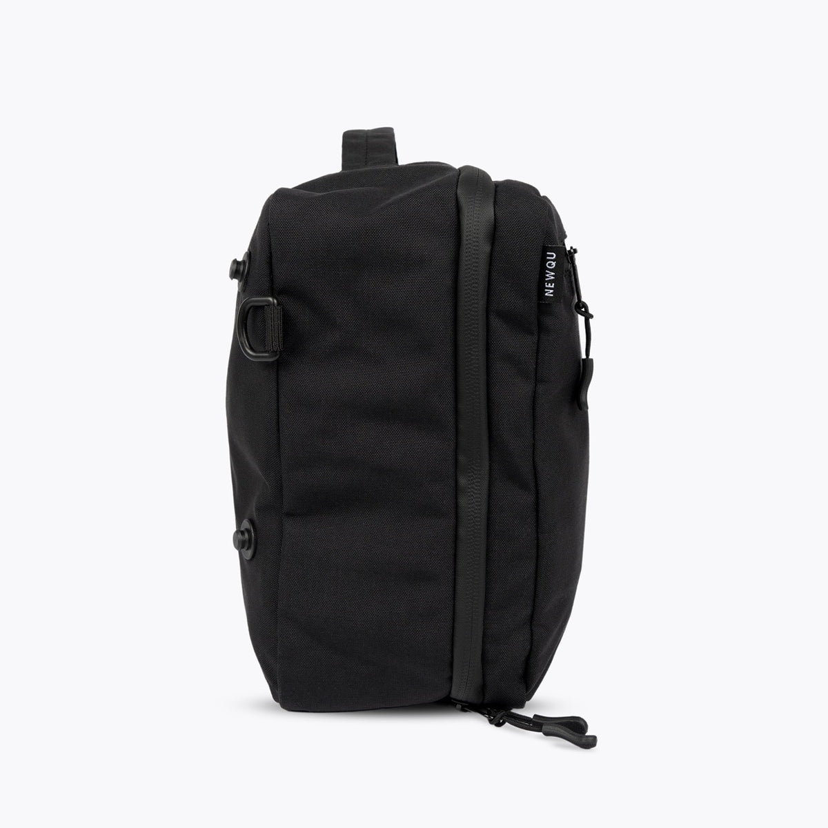 NEWQU NQ1 Module Max in Seitenansicht als Packing Cube, Organizer und Umhängetasche für NQ1 Modularer Rucksack