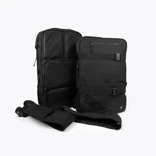 NEWQU NQ1 Modularer Rucksack mit NQ1 Wardrobe, Volumen-Kit S und L und Hüftgurt im Set als Bundle