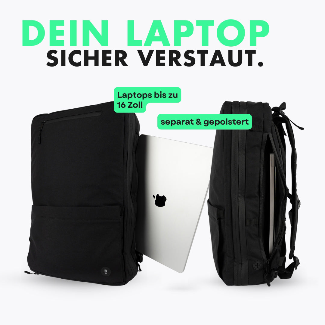 newqu nq1 modular backpack daypack travelbackpack features laptopncompartment