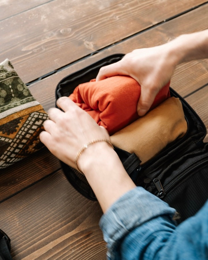 NQ1 Modularer Rucksack am Flughafen