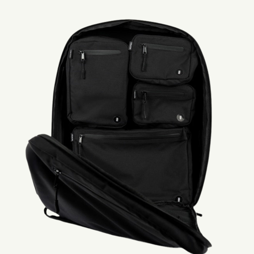 NQ1 PackPlate mit Modulen eingesetzt im NQ1 Rucksack