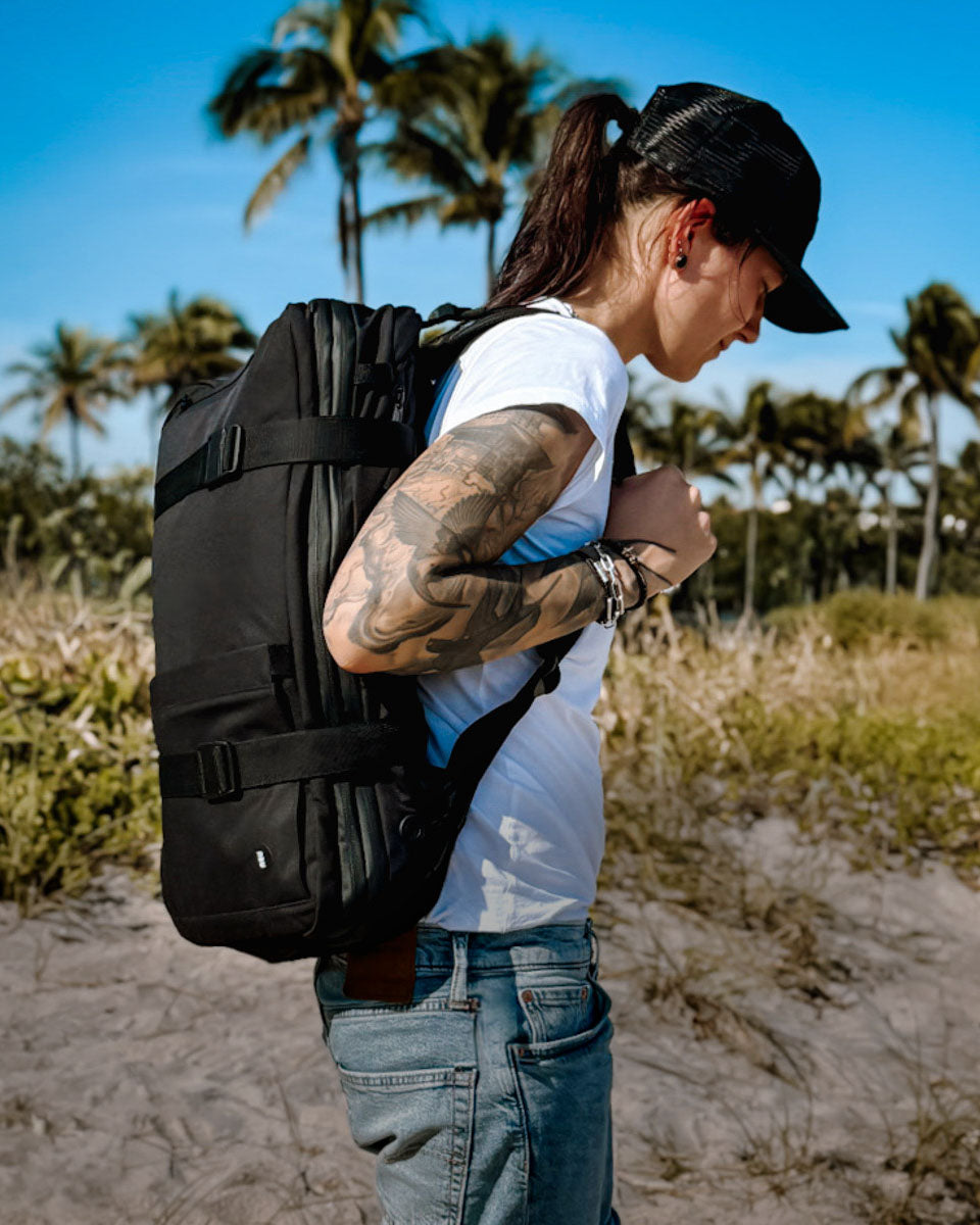 NQ1 Modularer Rucksack am Strand