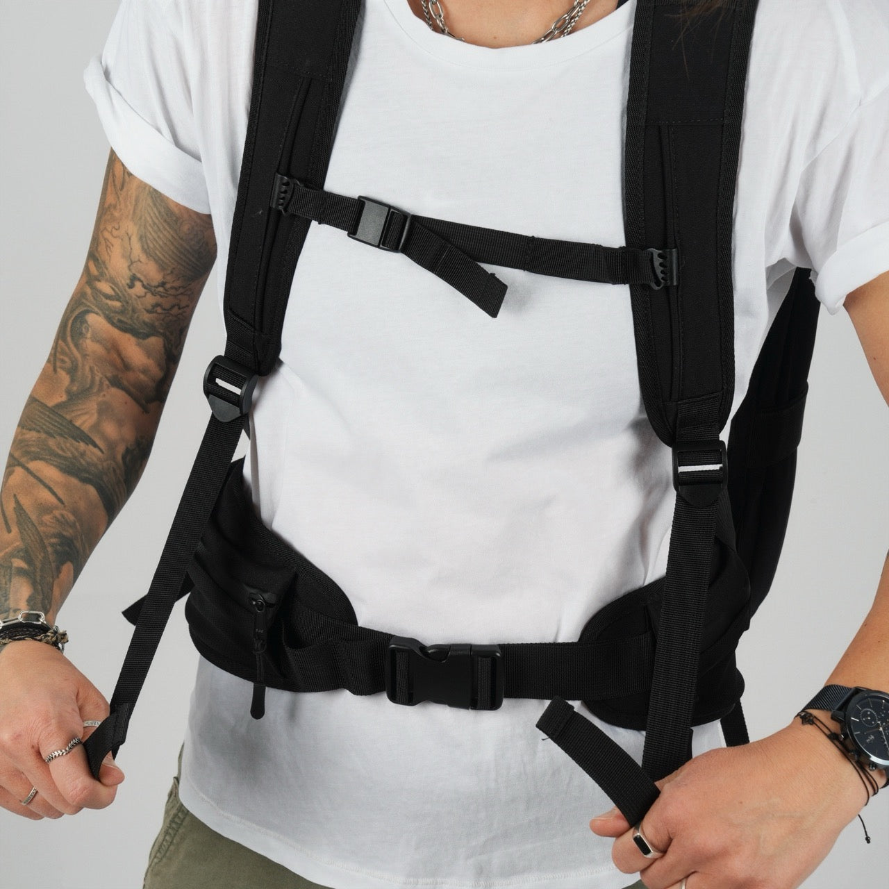newqu nq1 modular backpack daypack travelbackpack  straps comfort